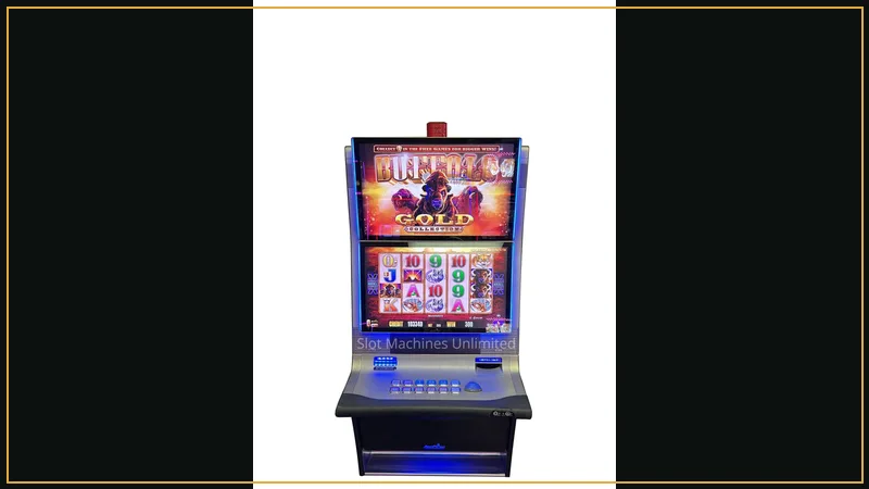Charging wild buffaloes and golden sunset multiplier wilds on slot reels