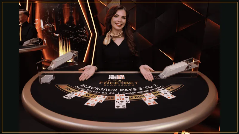 Evolution Gaming live studio setup with multiple cameras and professional dealers